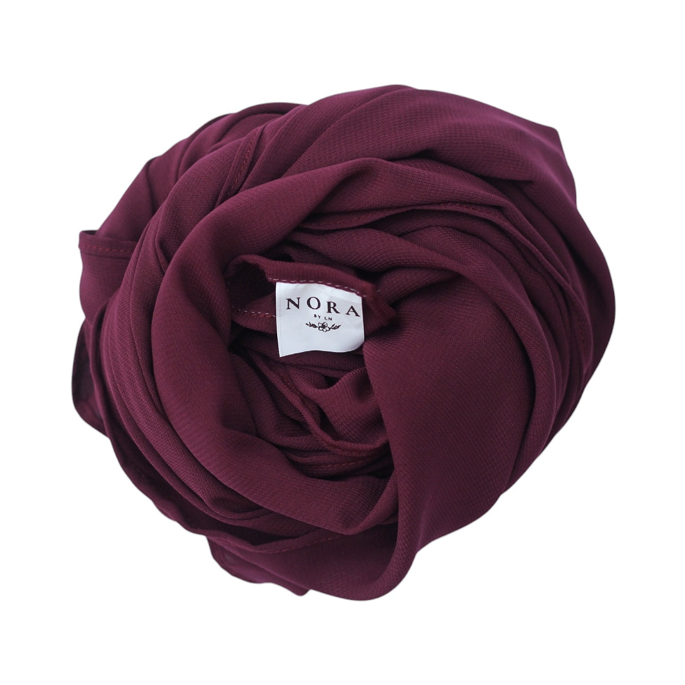 Mommy & Me - Oxblood Georgette Hijabs