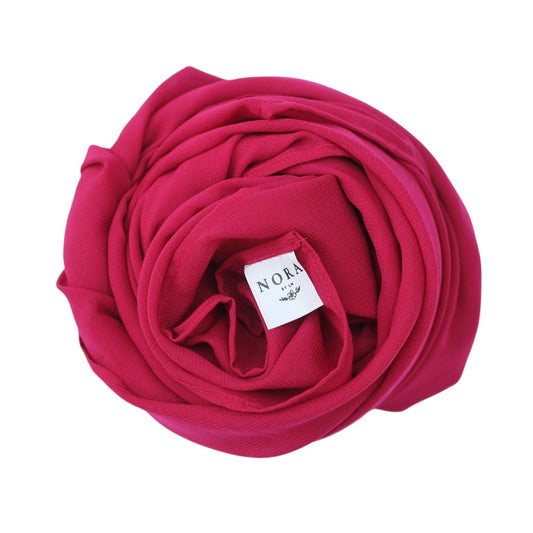 Hot Pink Georgette Hijab - Large/Regular/Small Sizes