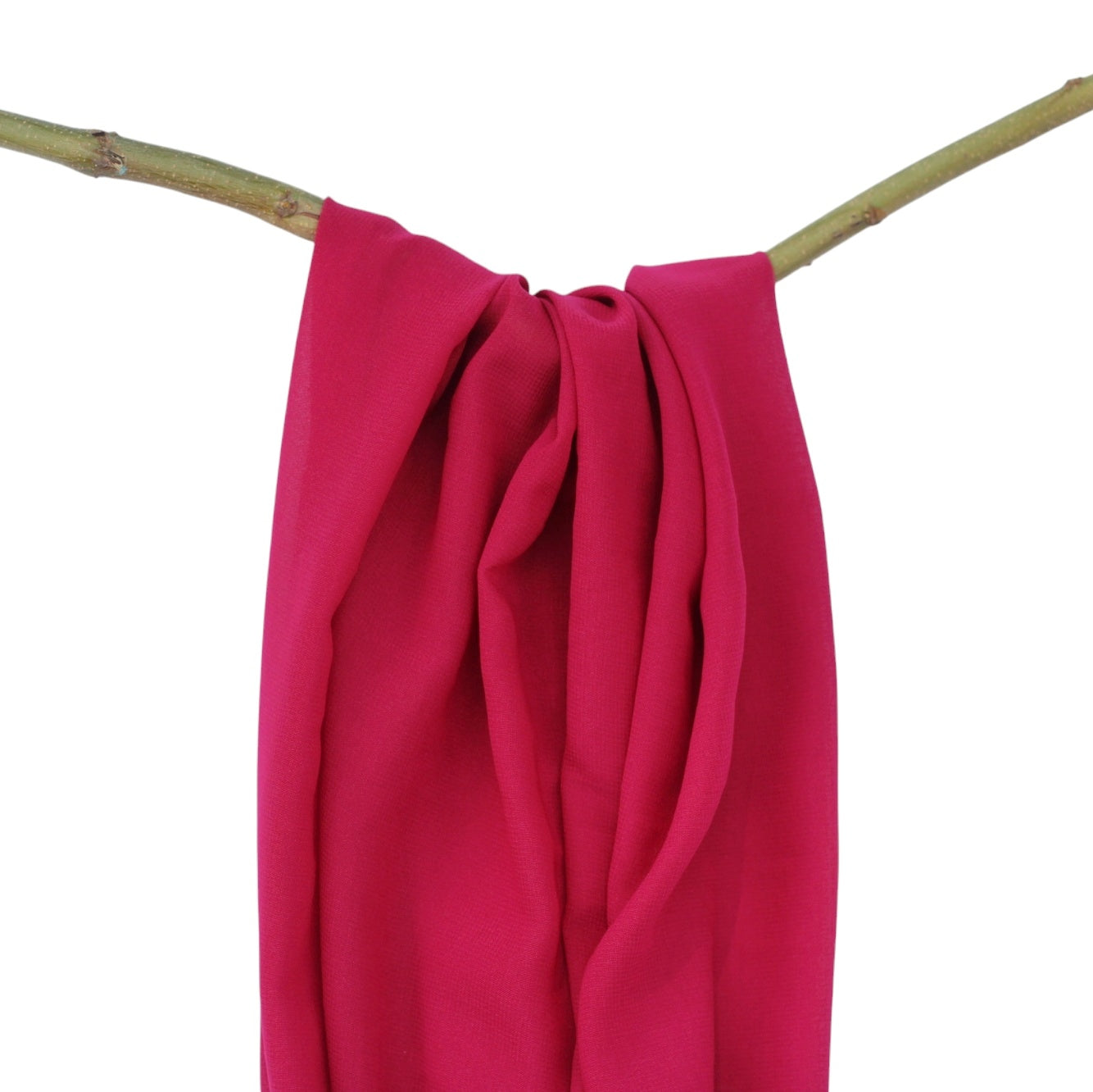 Hot Pink Georgette Hijab - Large/Regular/Small Sizes